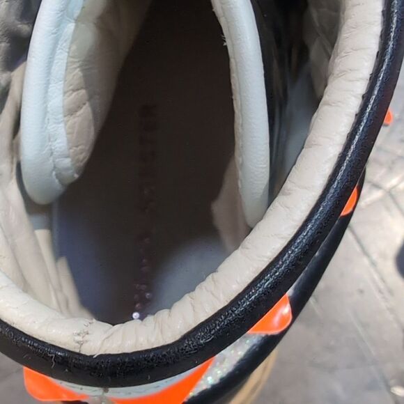 Sophia Webster Riko High Top Leather Sneakers Size 7/37.5 Glitter Multicolor - Picture 11 of 11